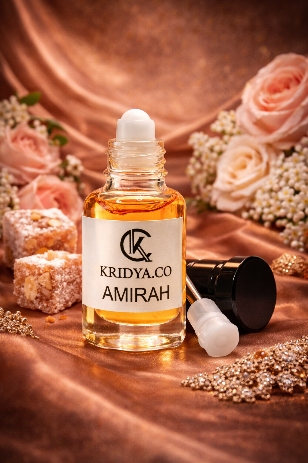 KRIDYA.CO Premium Amirah Attar – Luxury Floral Oriental Perfume Oil