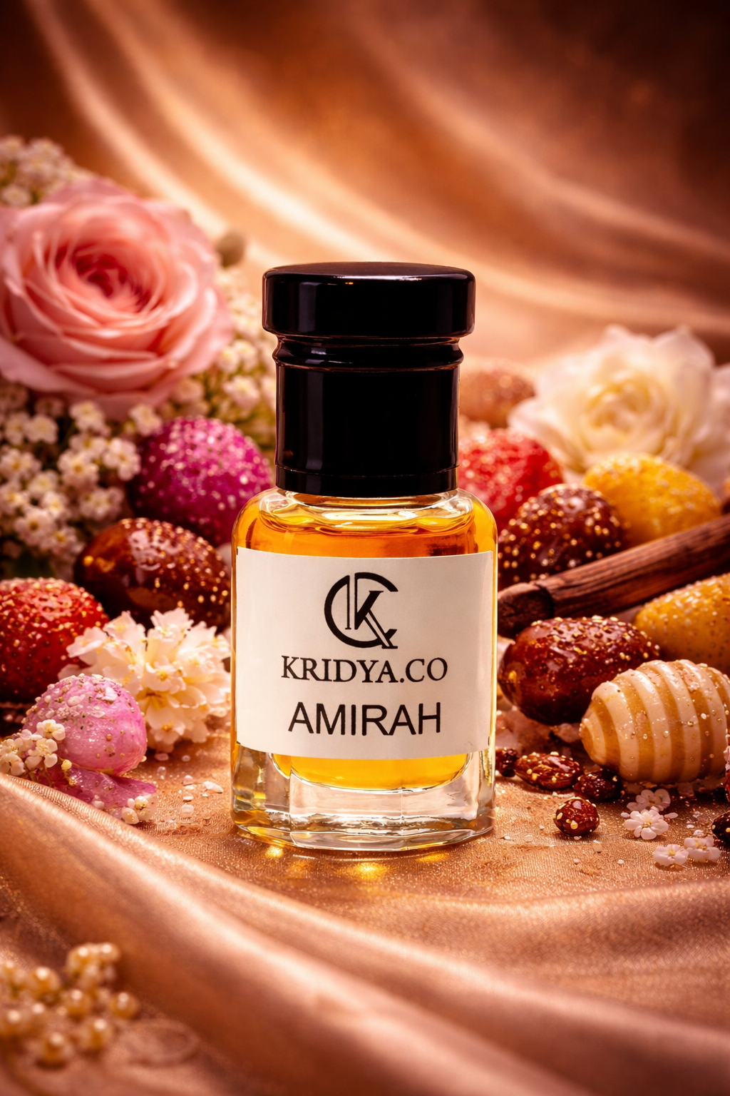 KRIDYA.CO Premium Amirah Attar – Luxury Floral Oriental Perfume Oil