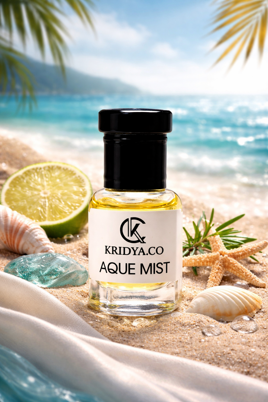 KRIDYA.CO Aque Mist  Attar – Premium Long Lasting Alcohol-Free Perfume Oil