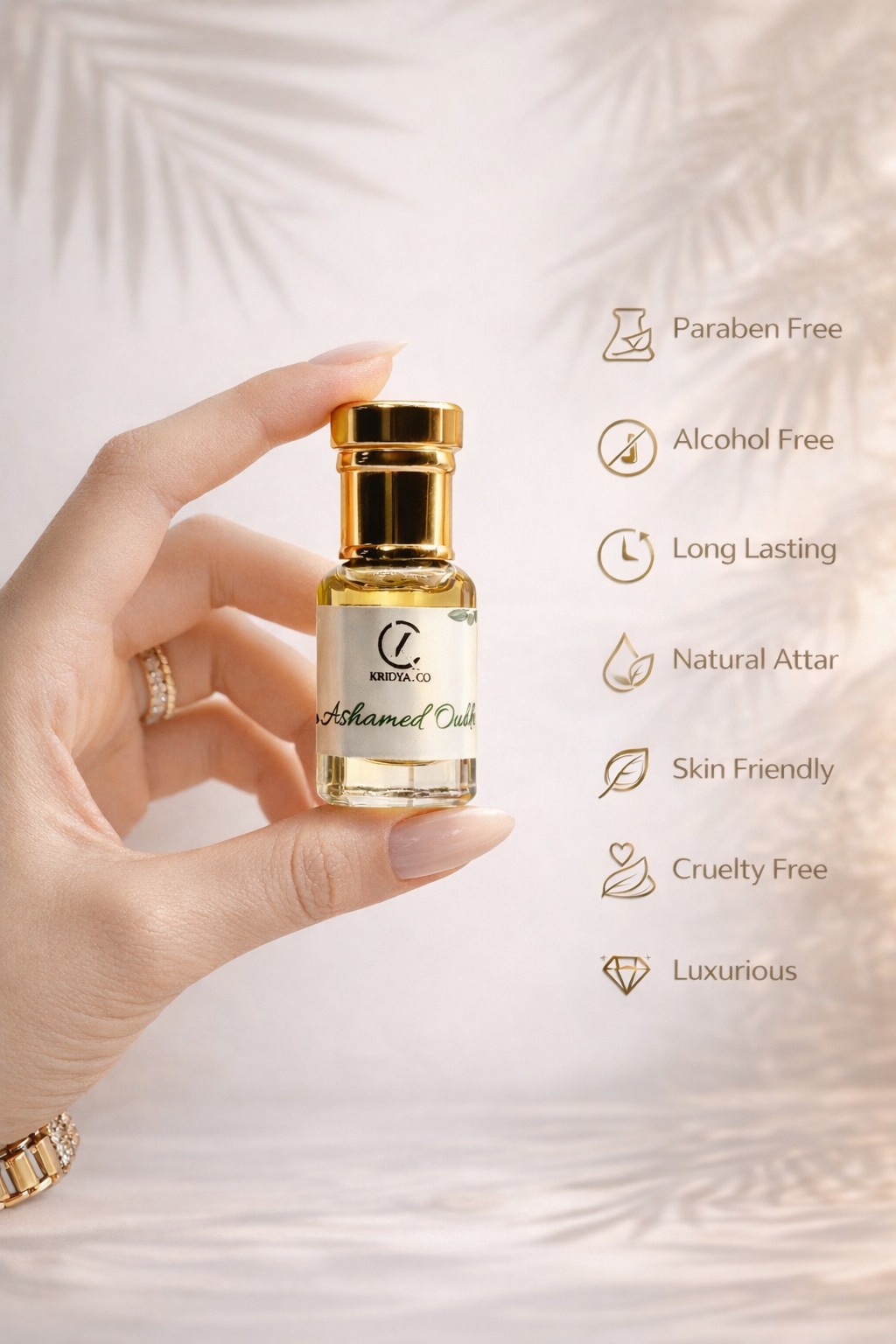 KRIDYA.CO Ashamed Oudh – Rich Woody Oriental Attar