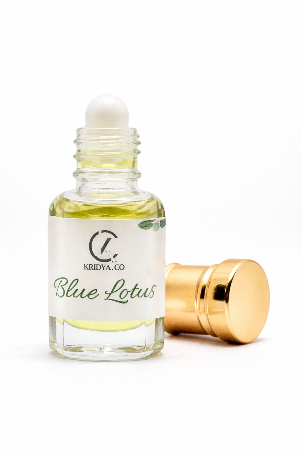 KRIDYA.CO Premium Blue Lotus Attar – Floral Aquatic Perfume Oil