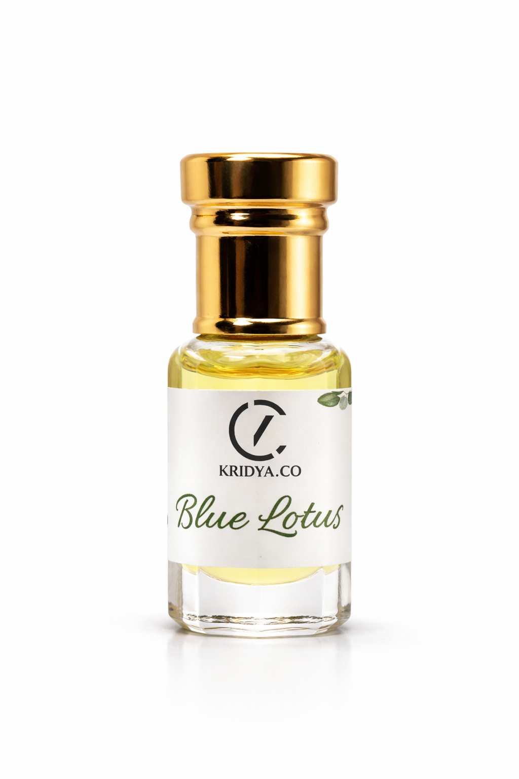 KRIDYA.CO Premium Blue Lotus Attar – Floral Aquatic Perfume Oil