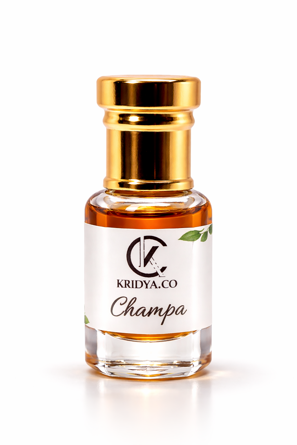 KRIDYA.CO Premium Champa Attar – Exotic Floral Perfume Oil | Alcohol-Free Perfume Oil