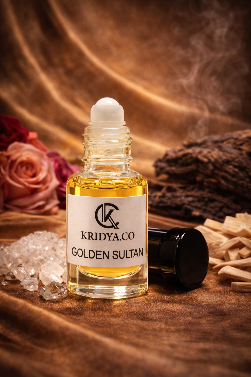 KRIDYA.CO Premium  Golden Sultan Attar – Luxury Oriental Perfume Oil