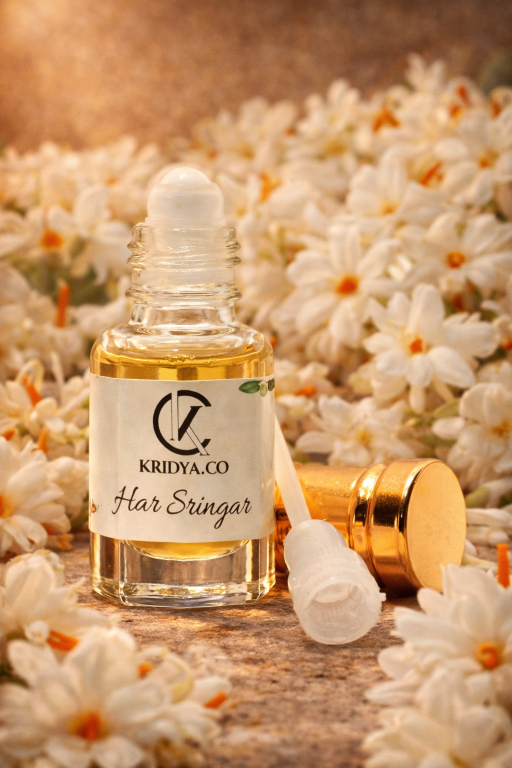 KRIDYA.CO Har Shringar Attar – Premium Long Lasting Alcohol-Free Perfume Oil