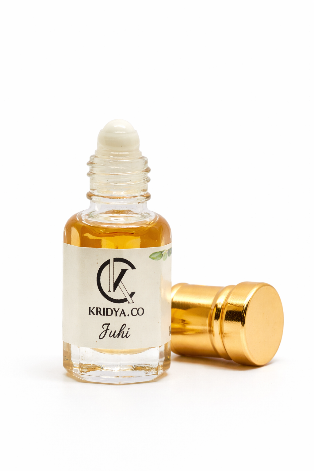 KRIDYA.CO Juhi Attar – Premium Long Lasting Alcohol-Free Perfume Oil | White Floral Perfume Oil