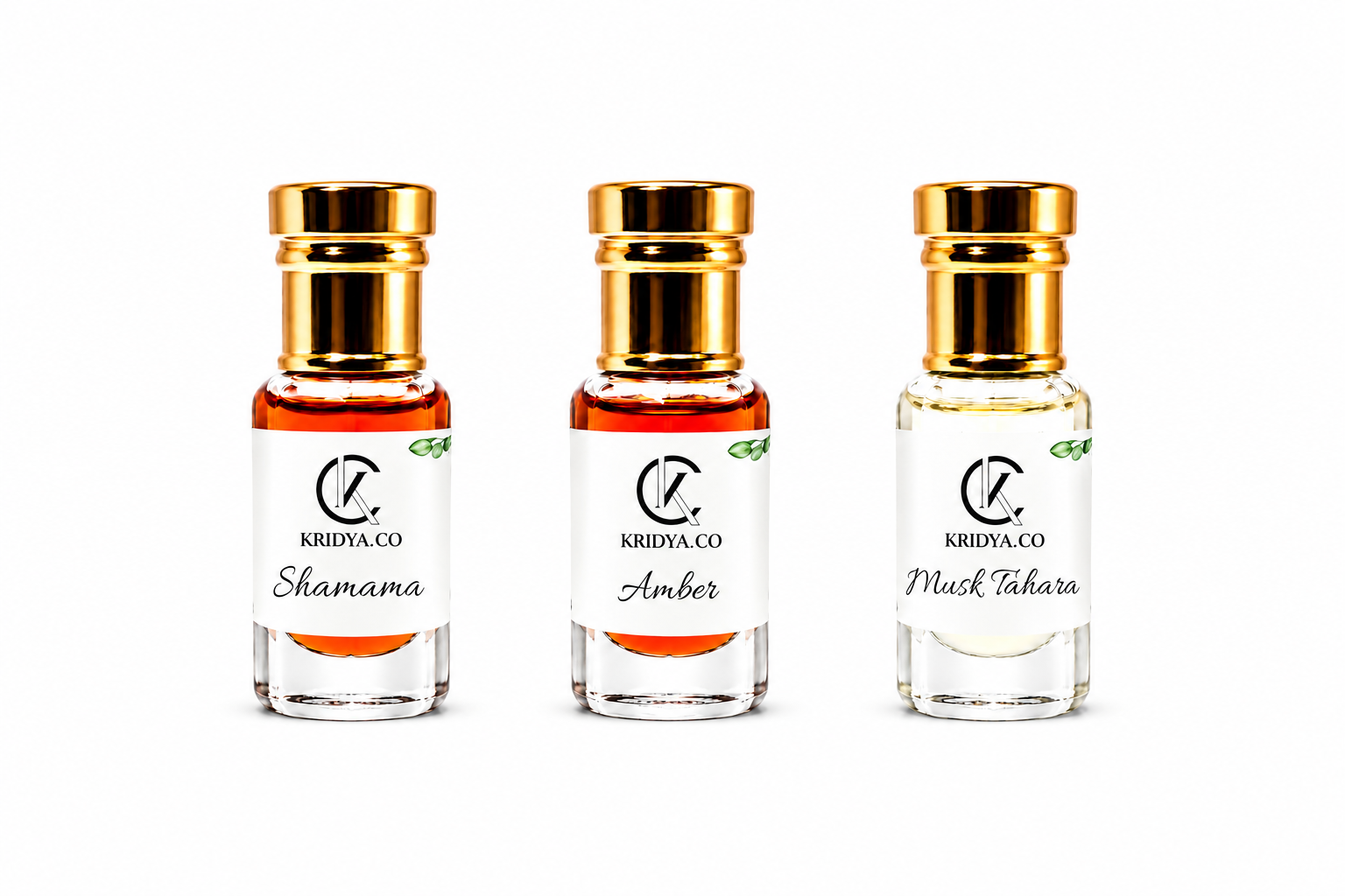 KRIDYA.CO Premium Oriental Attar Combo Set 3 x 3ml