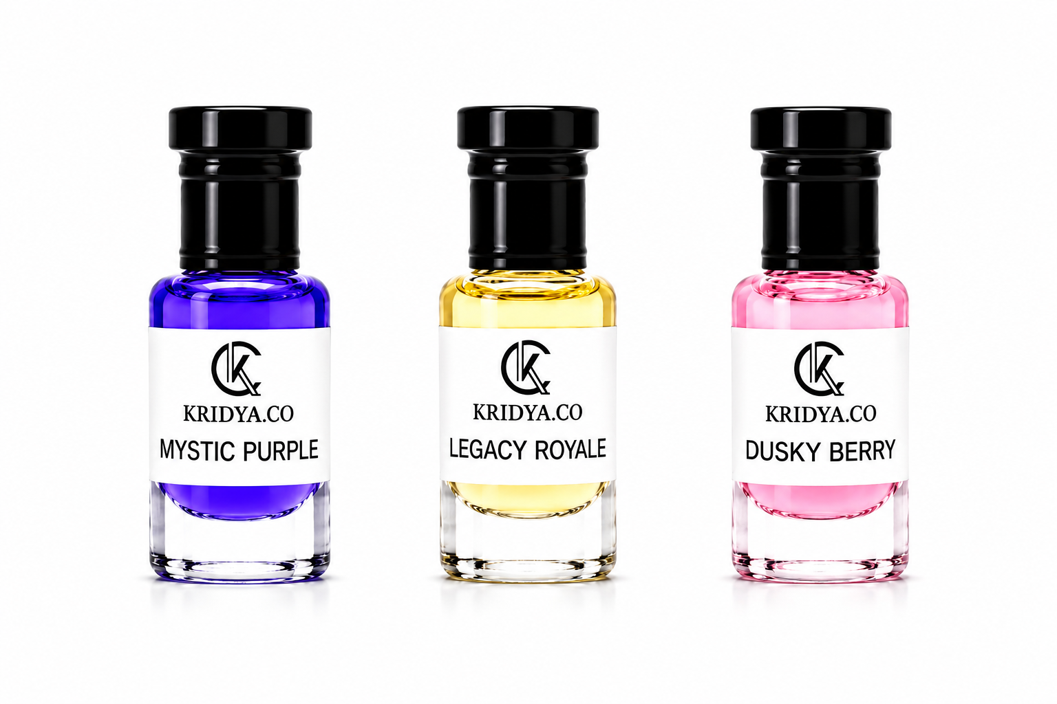 KRIDYA.CO Premium Attar Combo  Set - 3 x 3ml