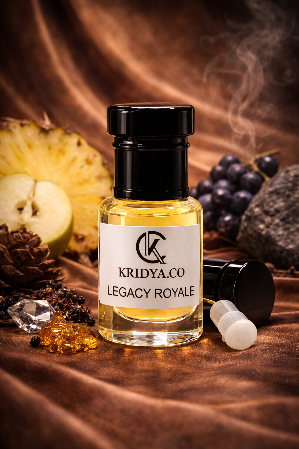 KRIDYA.CO Legacy Royale Attar – Premium Long Lasting Alcohol-Free Perfume Oil