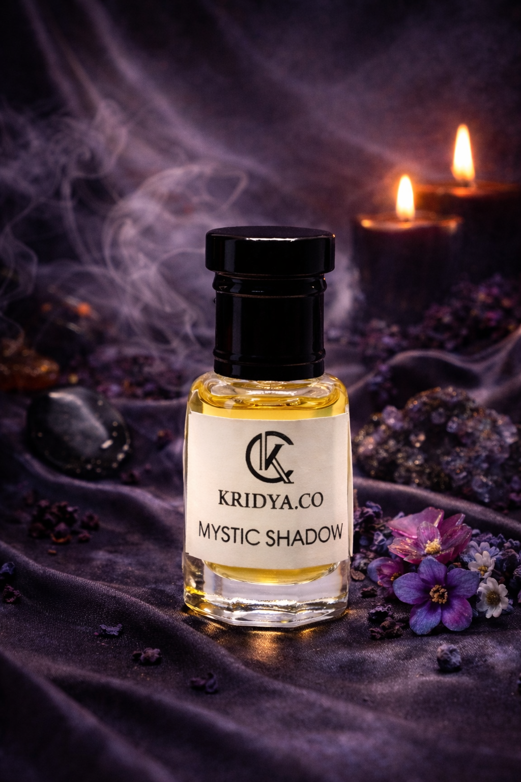 KRIDYA.CO Mystic Shadow Attar – Luxury Woody Oriental Fragrance