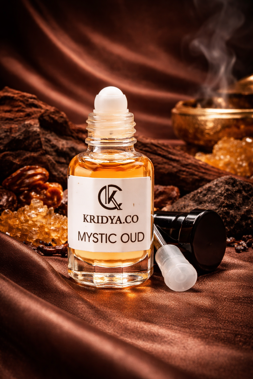 KRIDYA.CO Premium Mystic Oud Attar – Luxury Oriental Perfume Oil