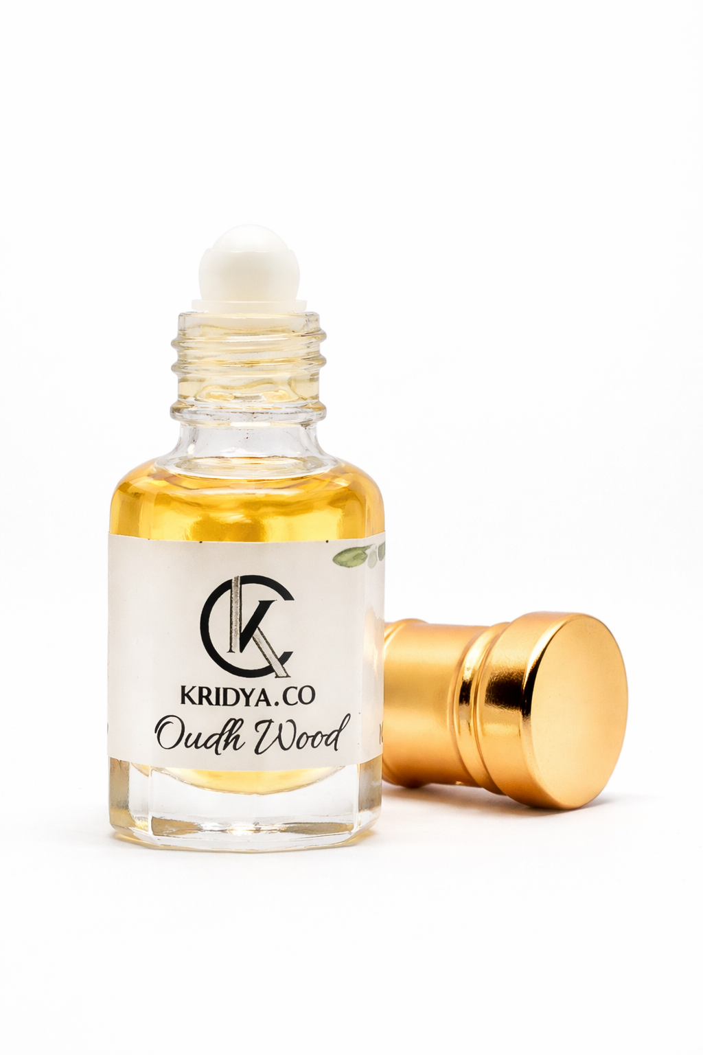 KRIDYA.CO Oudh Wood Attar – Luxury Alcohol-Free Perfume Oil