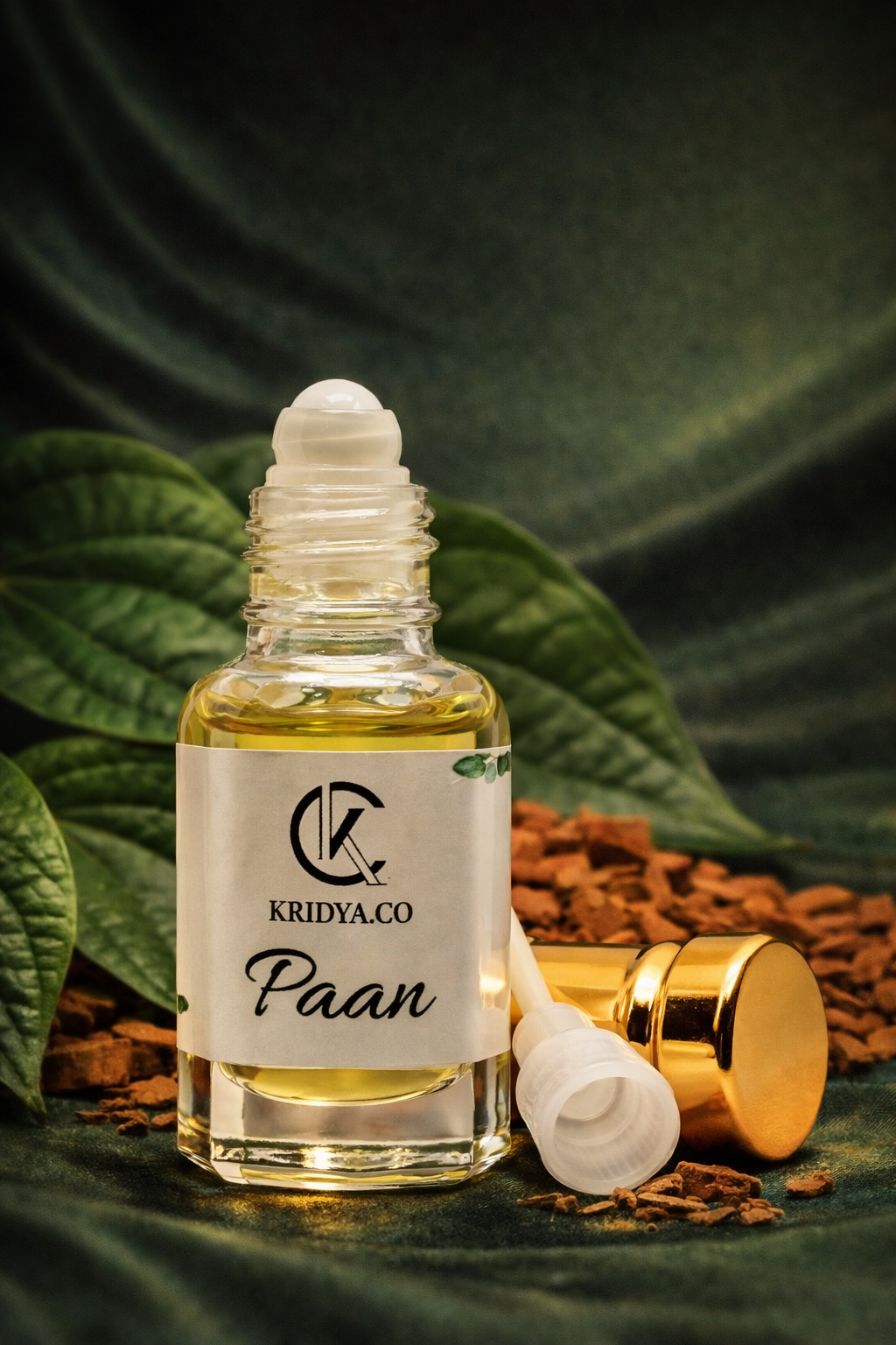 KRIDYA.CO Premium Paan Attar – Sweet Fresh Perfume Oil KRIDYA.CO Paan Attar – Alcohol-Free Oriental Fragrance