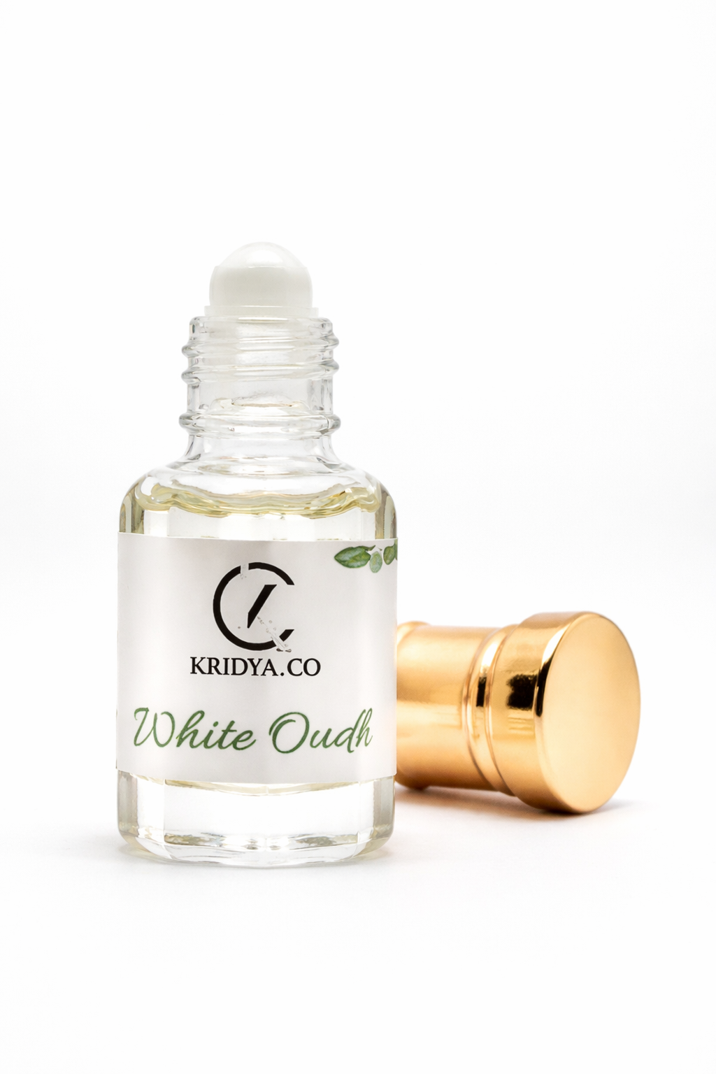 KRIDYA.CO Premium White Oudh Attar – Luxury Alcohol-Free Perfume Oil