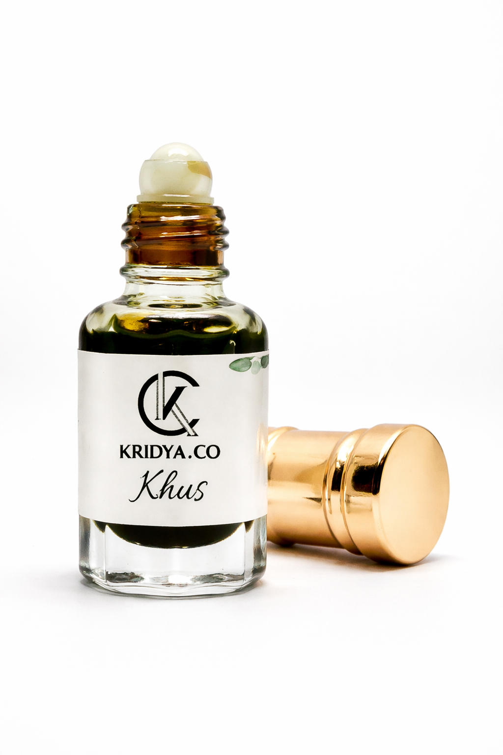 KRIDYA.CO Premium Khus Attar – Long Lasting Earthy Woody Perfume Oil
