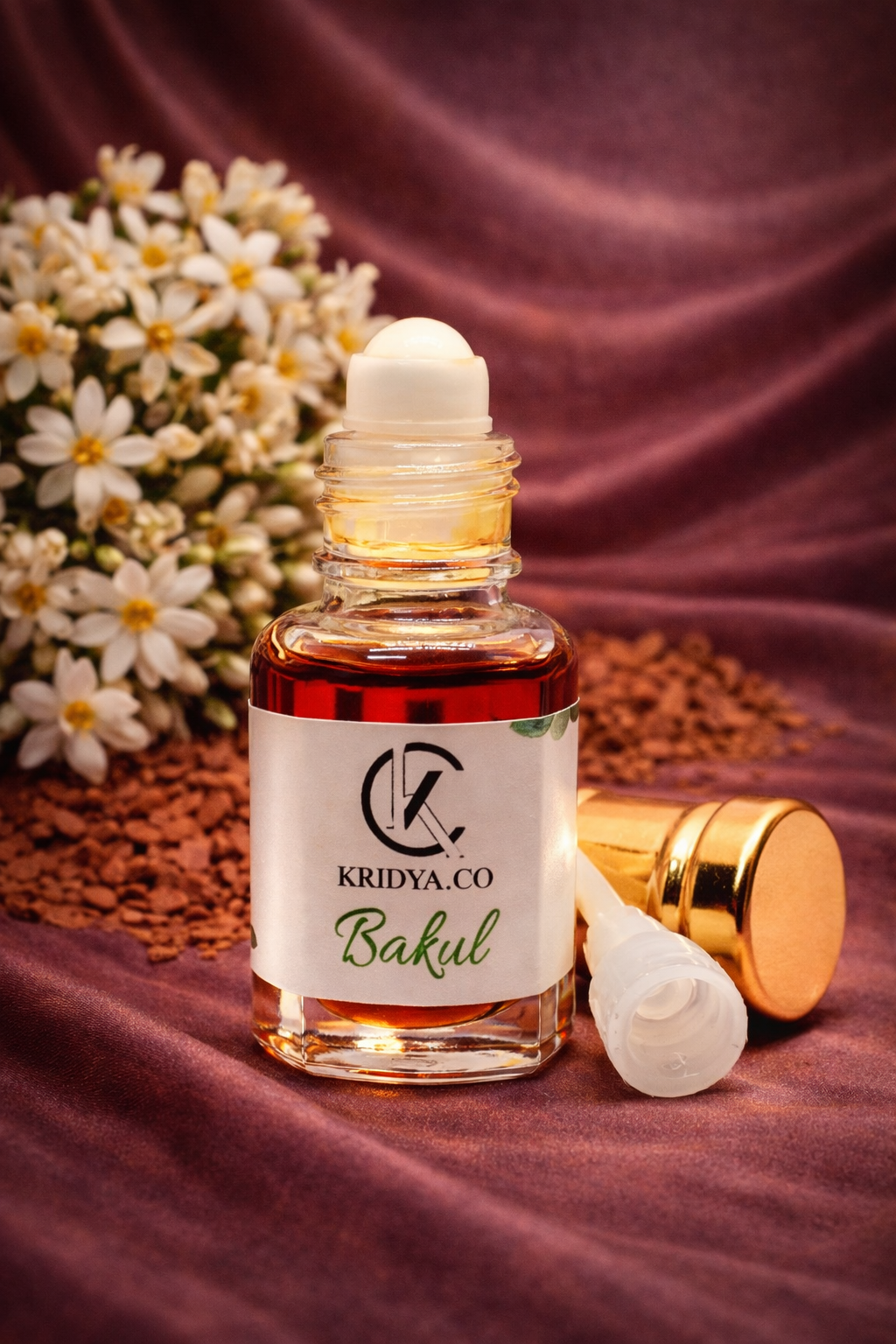 KRIDYA.CO Premium Bakul Attar – Soft Floral Perfume Oil