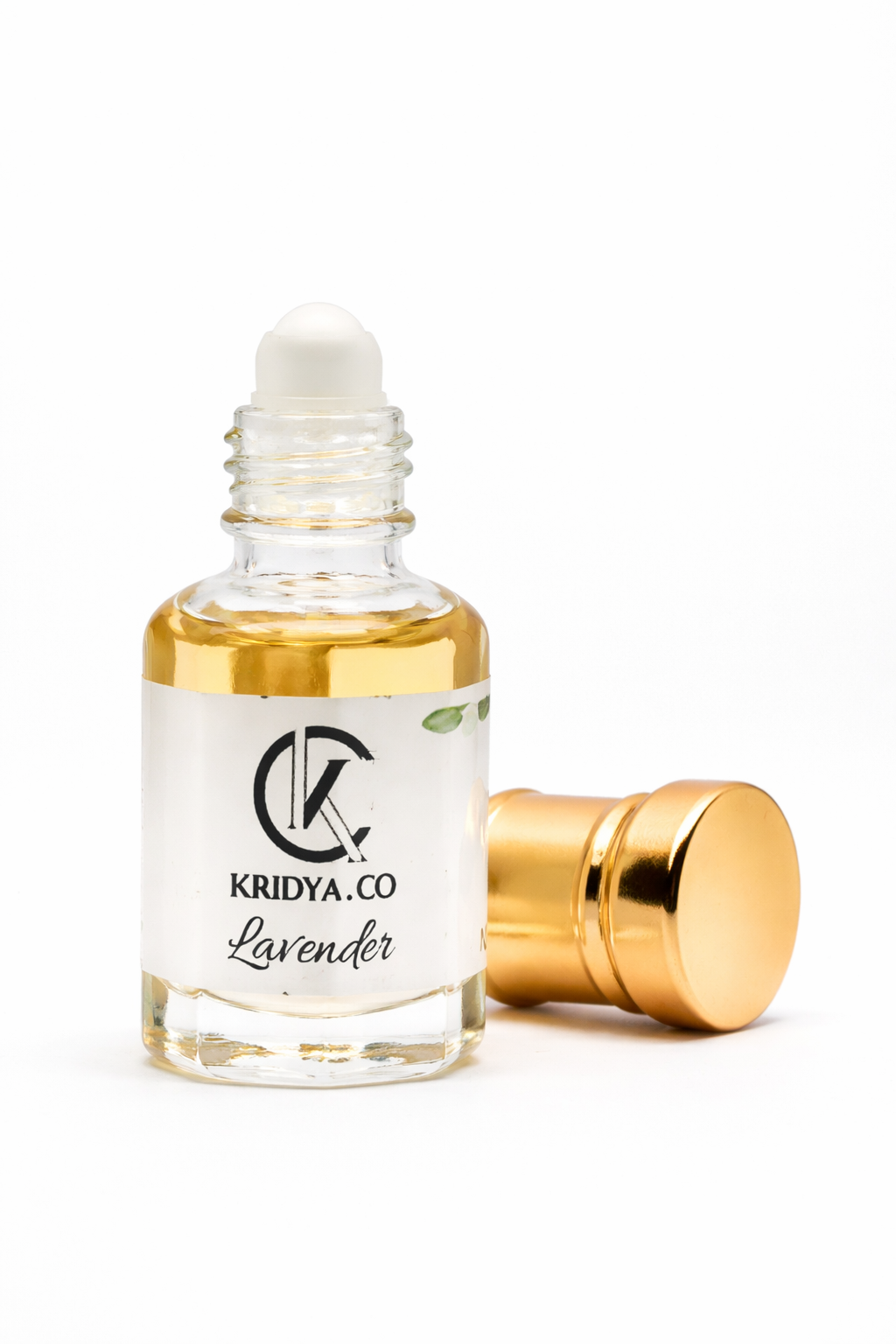 KRIDYA.CO Lavender Attar – Calming Floral Herbal Alcohol-Free Fragrance