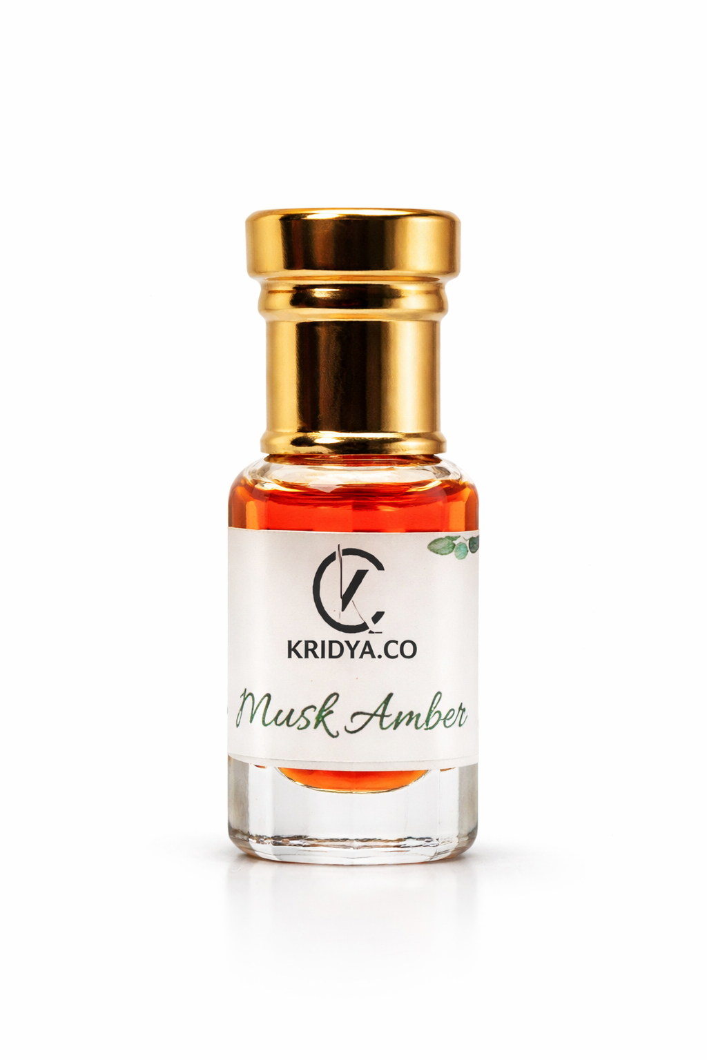KRIDYA.CO Premium Musk Amber Attar – Warm Oriental Perfume Oil