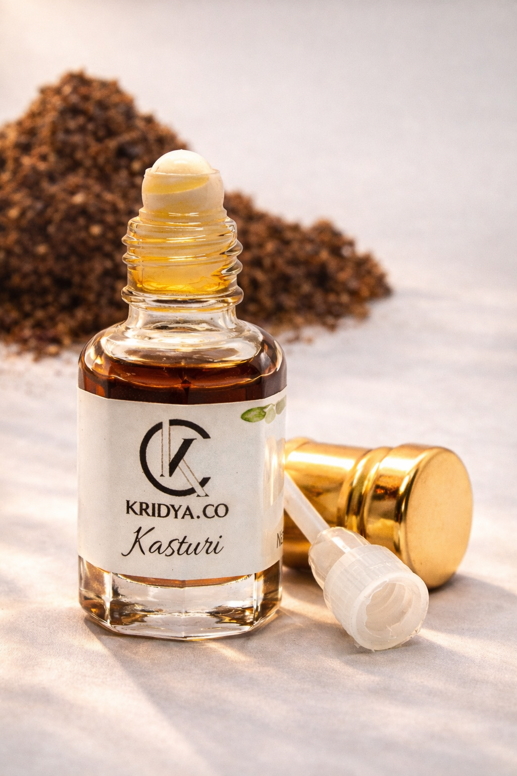 KRIDYA.CO Premium Kasturi Attar – Rich Musky Perfume Oil