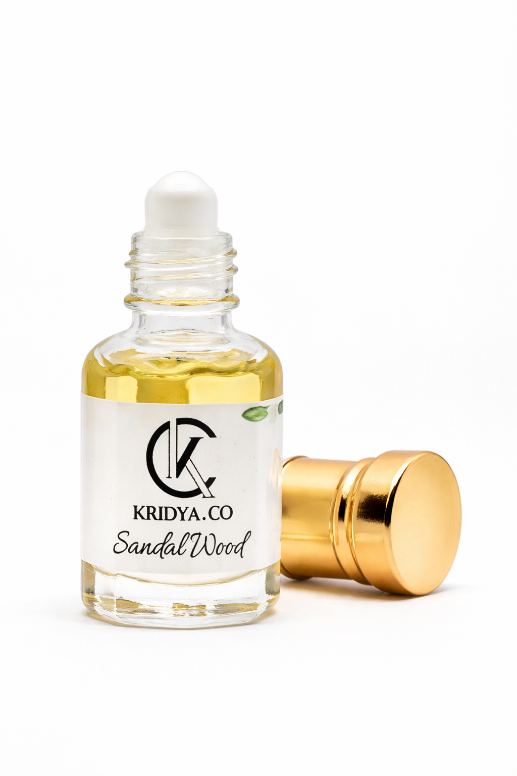 KRIDYA.CO Sandalwood Attar – Premium Long Lasting Alcohol-Free Perfume Oil