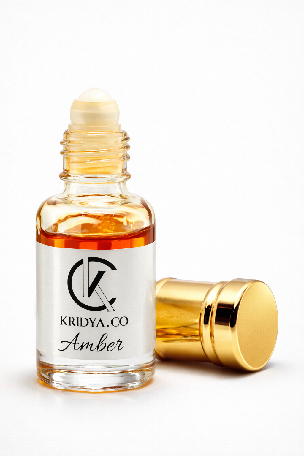 KRIDYA.CO Premium Amber Attar – Warm Oriental Perfume Oil